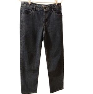 VTG Liz Claiborne‎ Jeans Size 8 Blue Straight Leg Preppy Causal 90s
